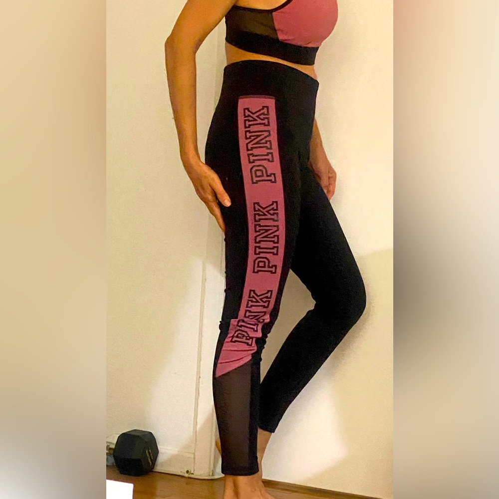 Pink set leggings and top